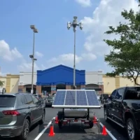 LotGuard Surveillance Trailer at Retail Store - Thumb