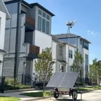 Solar Trailer at Residential Community - Thumb