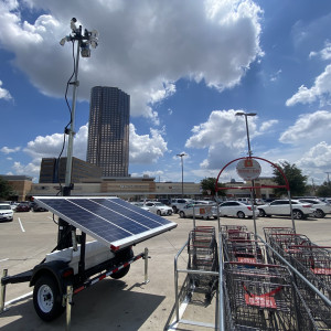 Lotguard Surveillance Trailer Deployed at Retail Setting