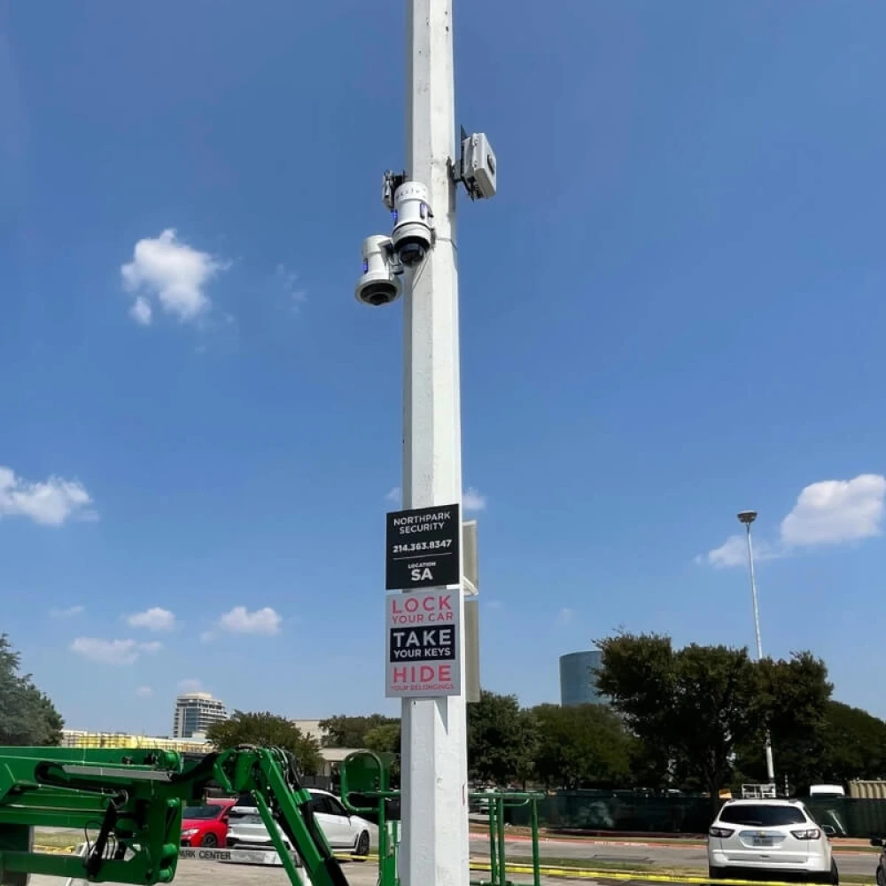 LotGuard MINI Camera on Utility Pole