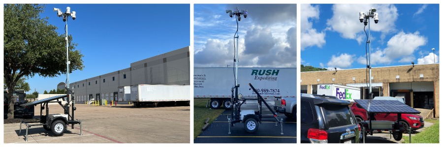 Lotguard Mobile Surveillance Units for Logistics & Distribution Collage